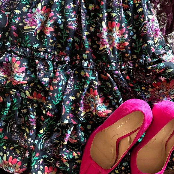 FRENCH CONNECTION Peacock Tiered Dress - Picture 3 of 4